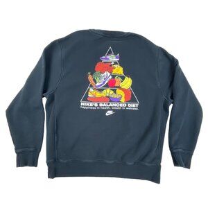 Nike "Balanced Diet" Crewneck Black Sweatshirt